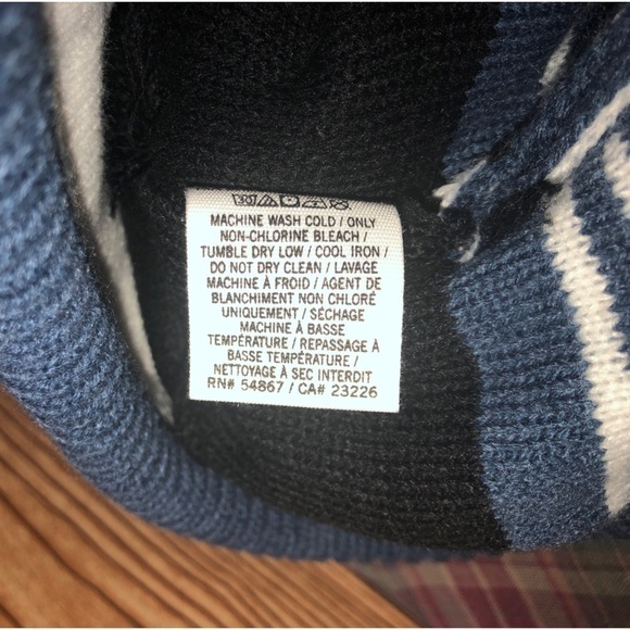 🚦PINK Blue & White Chunky Pom Pom hat - Picture 6 of 10